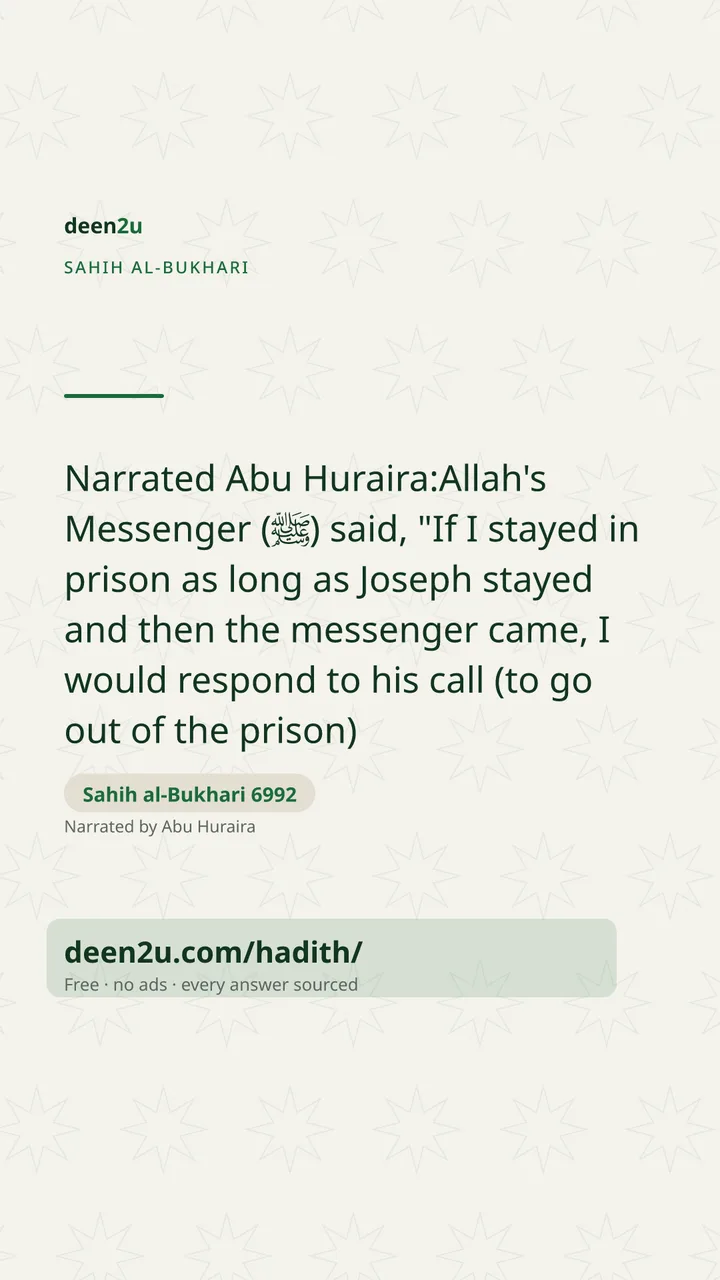 Sahih al-Bukhari 6992
