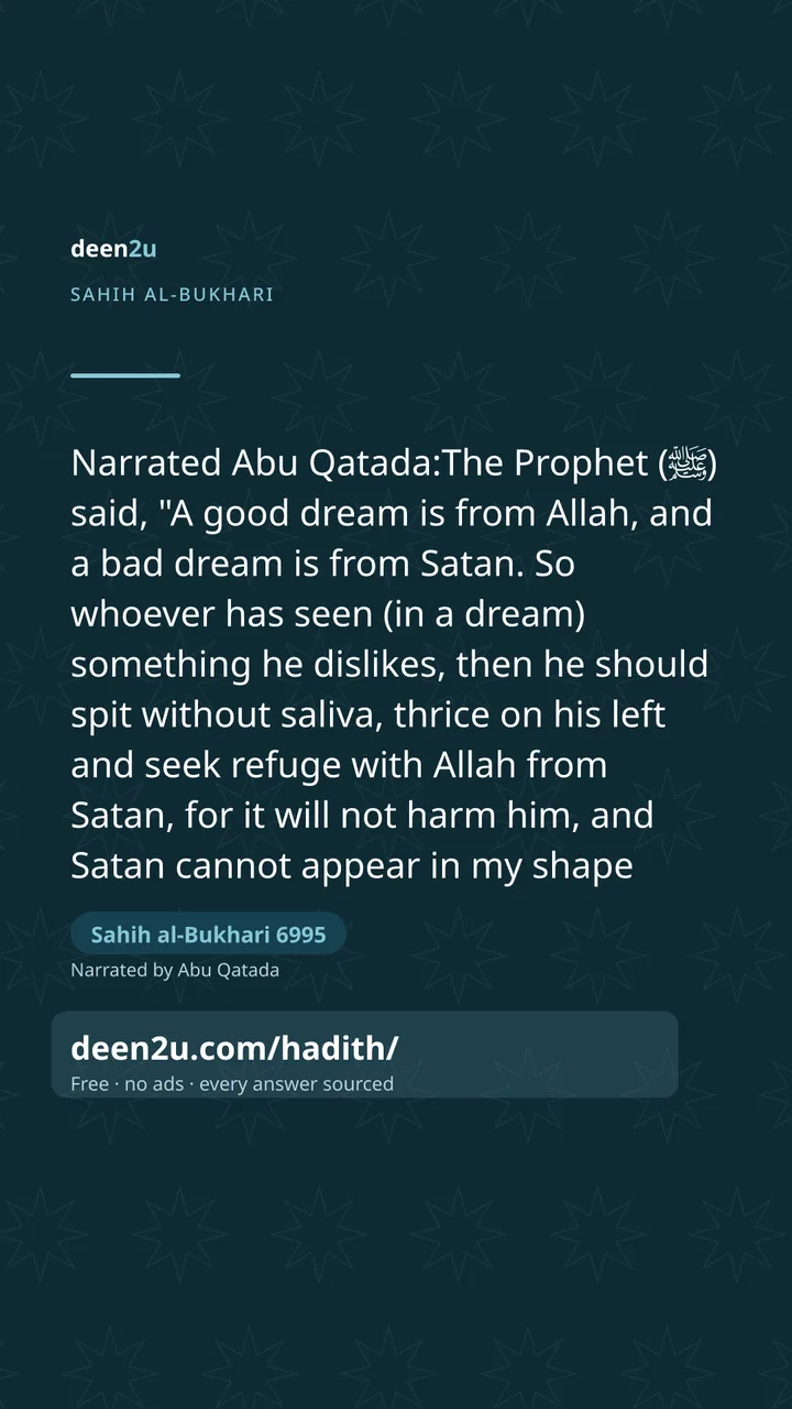 Sahih al-Bukhari 6995