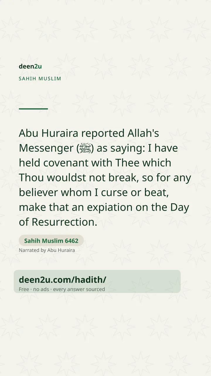 Sahih Muslim 6462