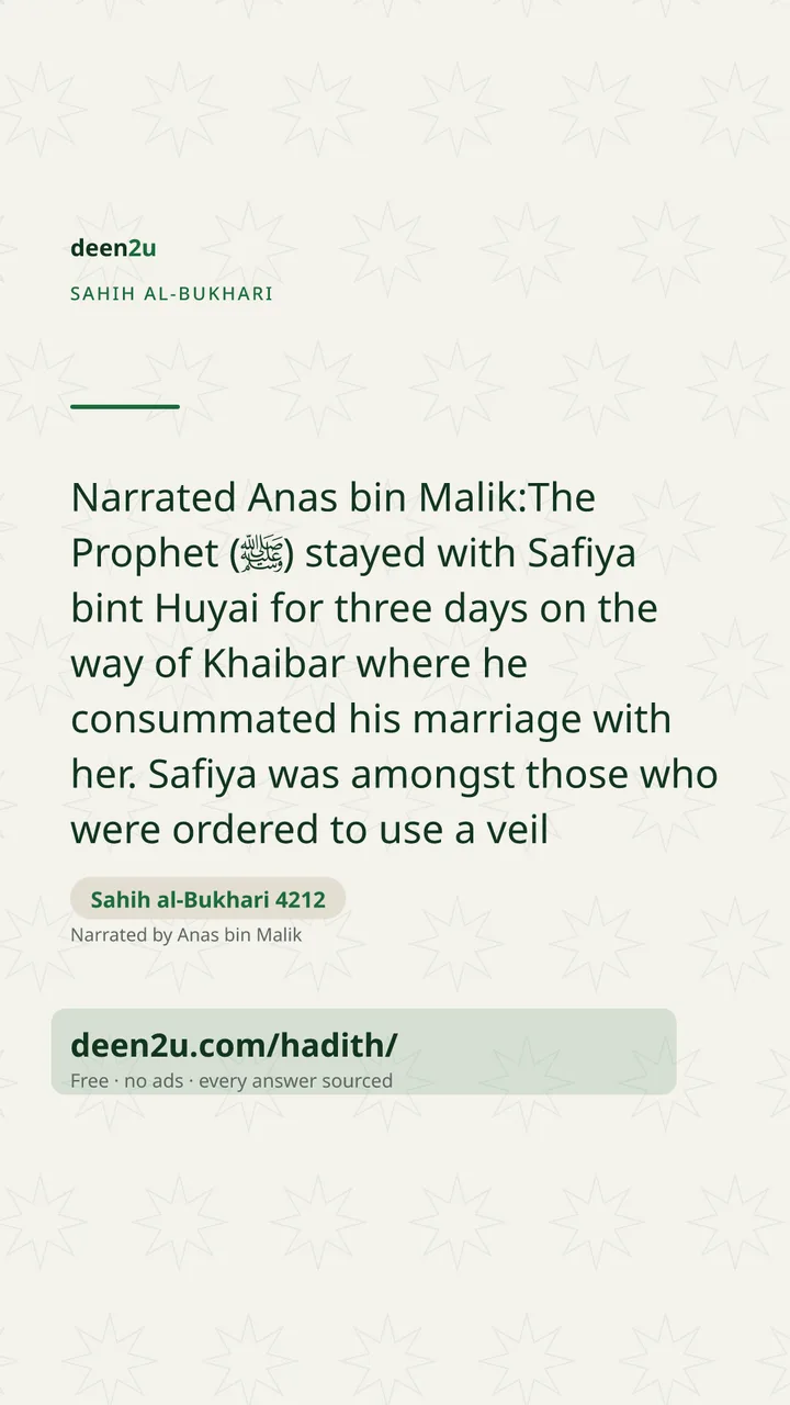 Sahih al-Bukhari 4212