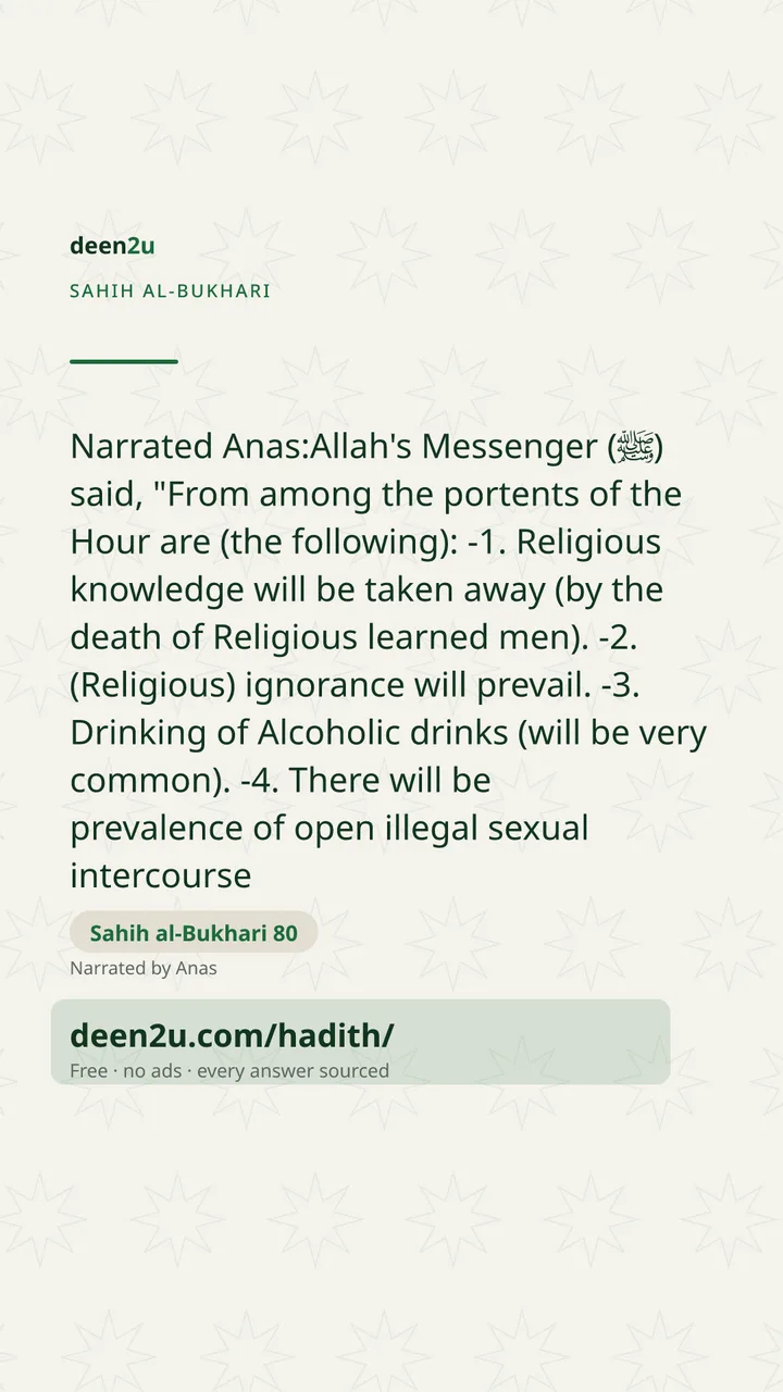 Sahih al-Bukhari 80