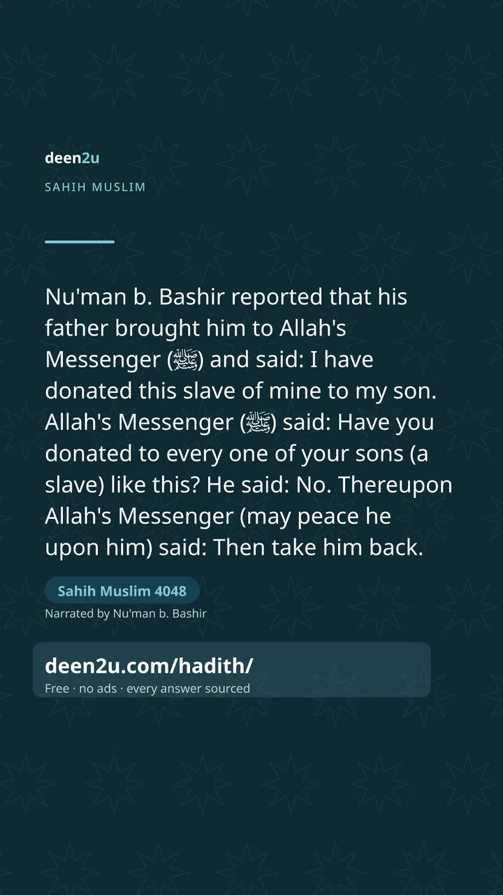 Sahih Muslim 4048