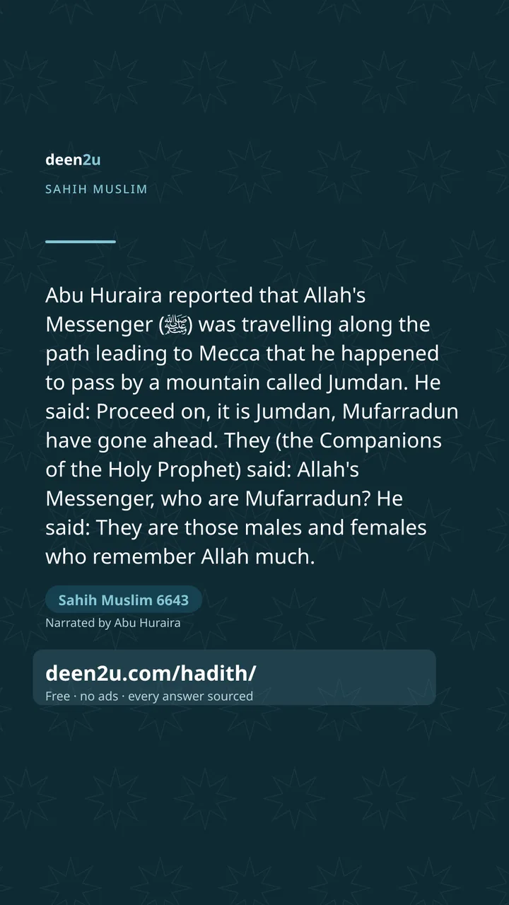 Sahih Muslim 6643