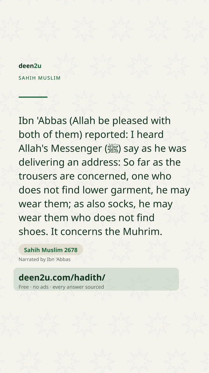 Sahih Muslim 2678