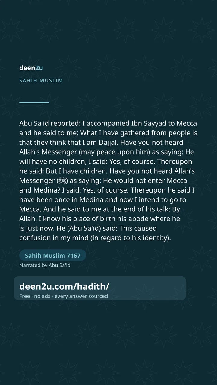 Sahih Muslim 7167