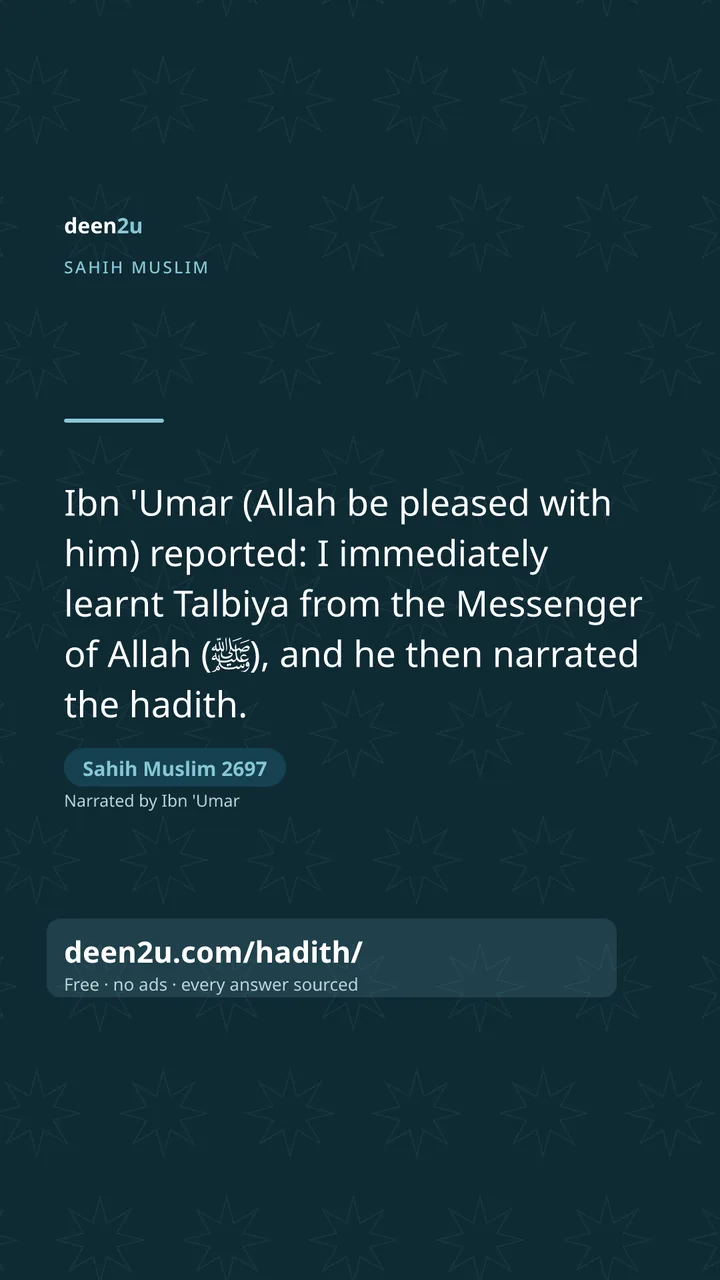 Sahih Muslim 2697