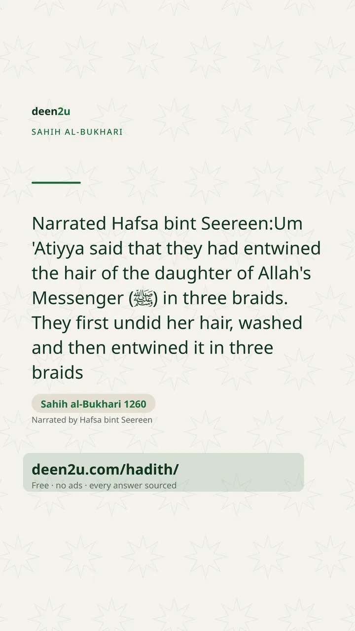 Sahih al-Bukhari 1260