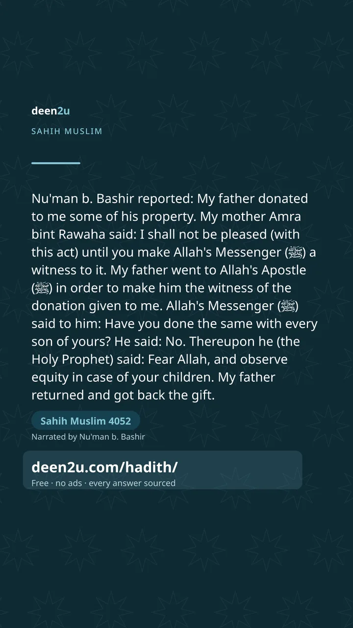 Sahih Muslim 4052