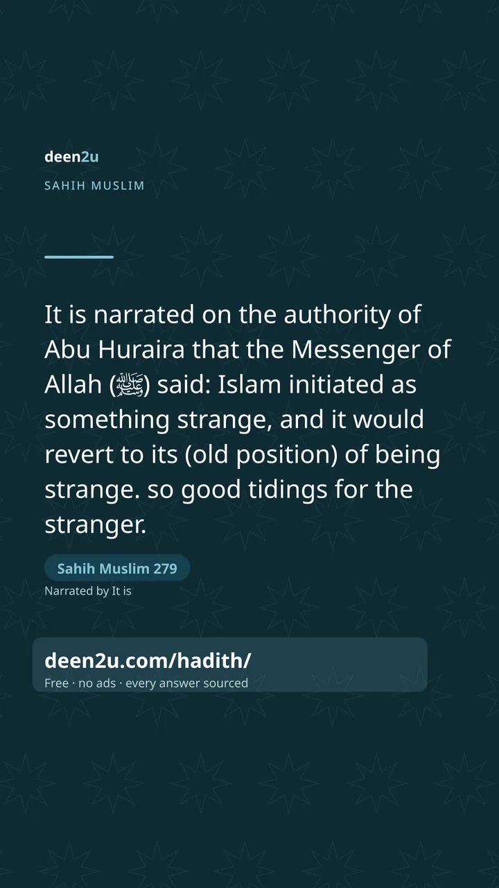 Sahih Muslim 279
