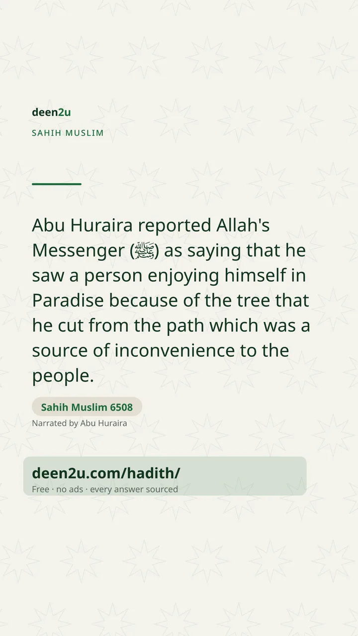 Sahih Muslim 6508
