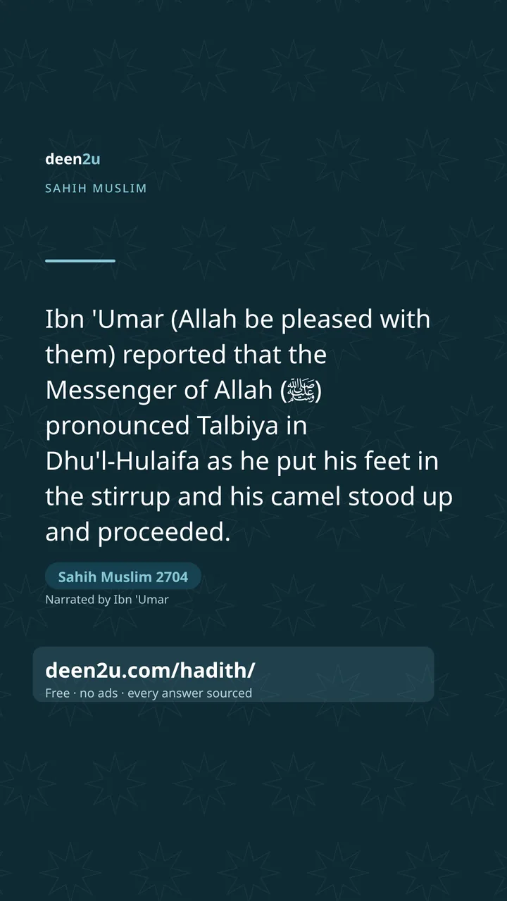 Sahih Muslim 2704