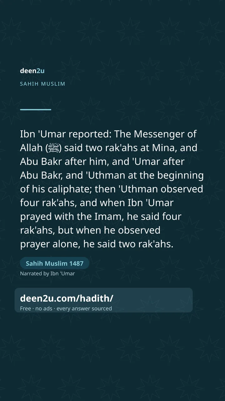 Sahih Muslim 1487