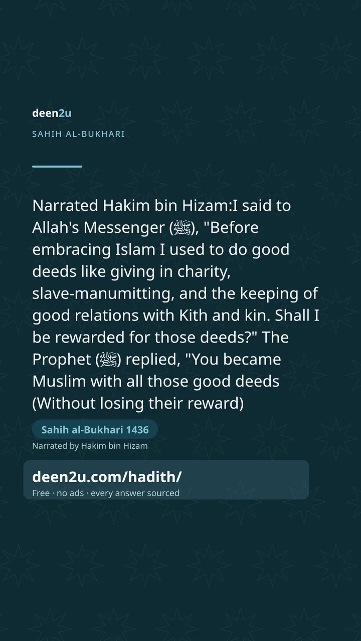 Sahih al-Bukhari 1436