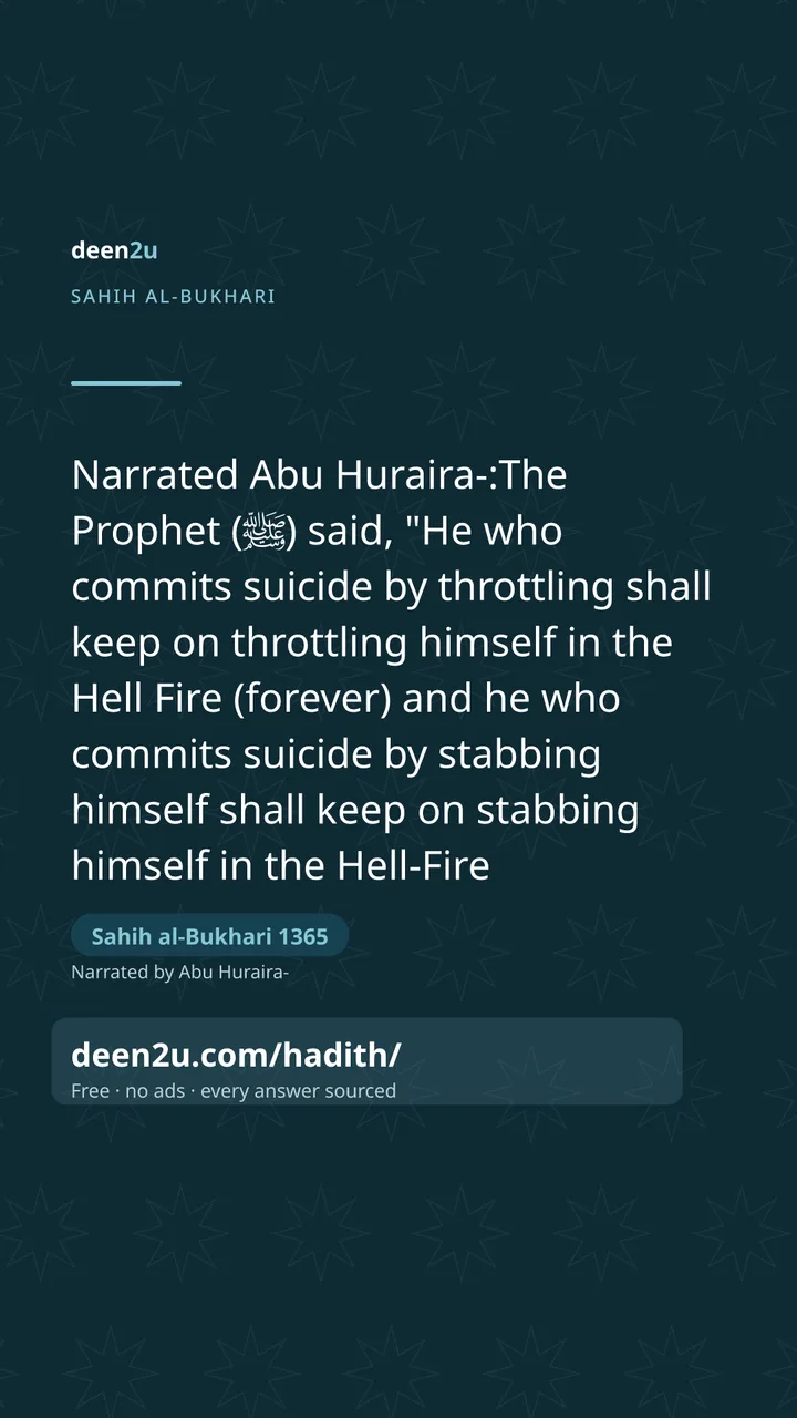 Sahih al-Bukhari 1365