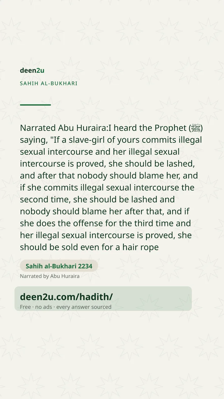 Sahih al-Bukhari 2234