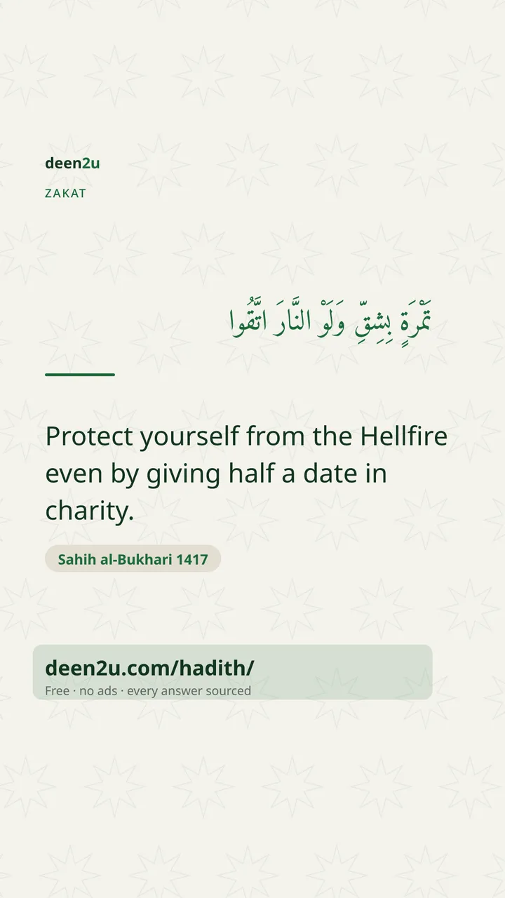 Poster: Protect yourself from the Hellfire even by giving half a date…