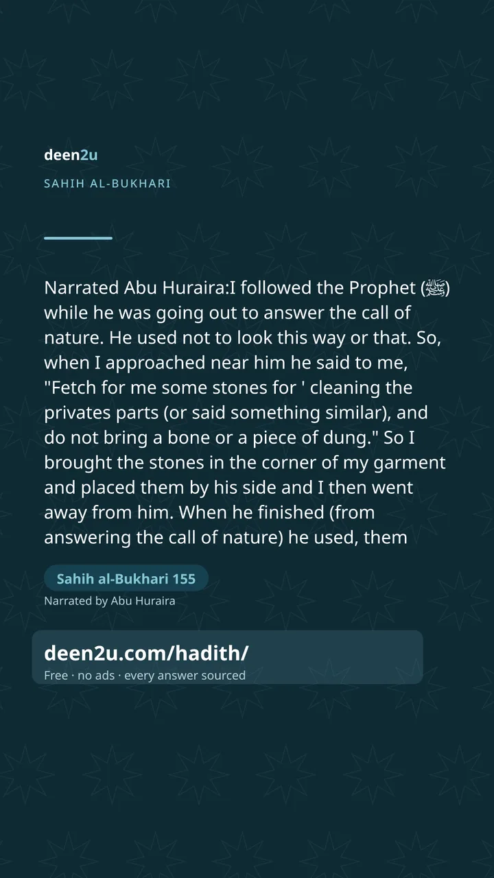 Sahih al-Bukhari 155