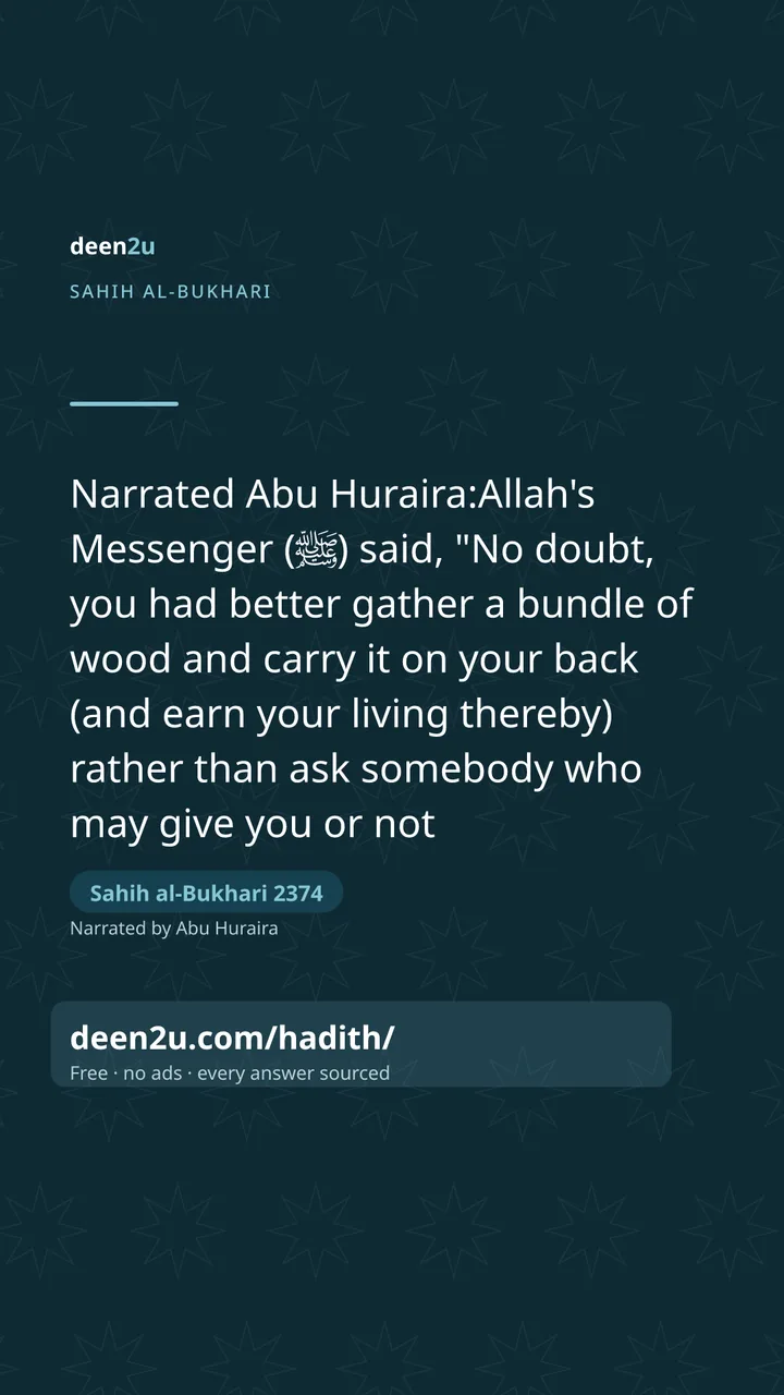 Sahih al-Bukhari 2374