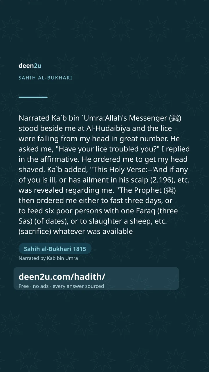 Sahih al-Bukhari 1815