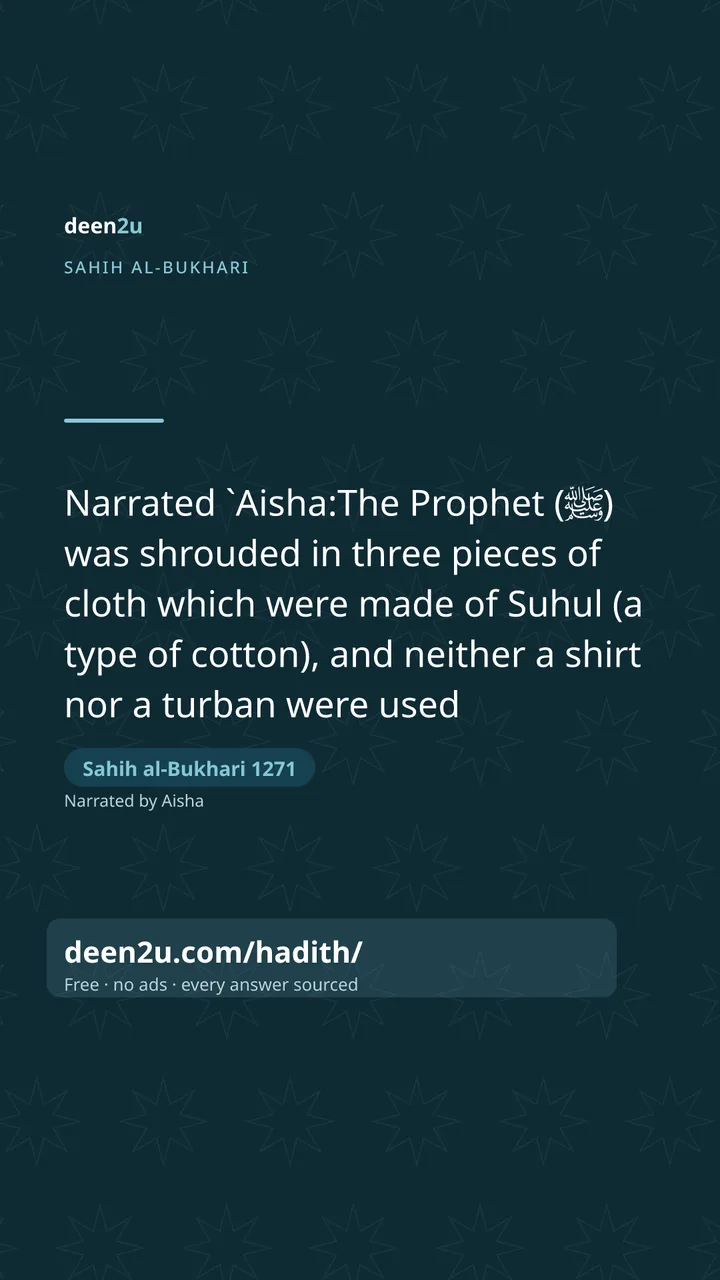 Sahih al-Bukhari 1271
