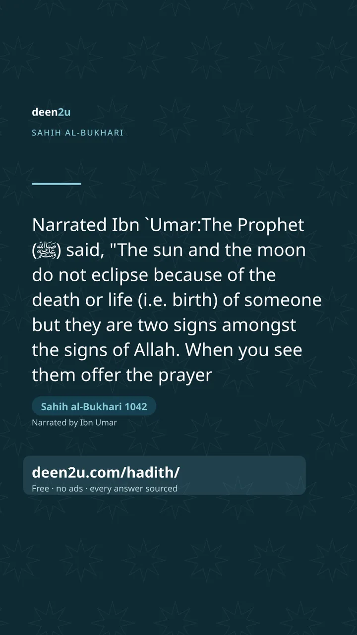Sahih al-Bukhari 1042