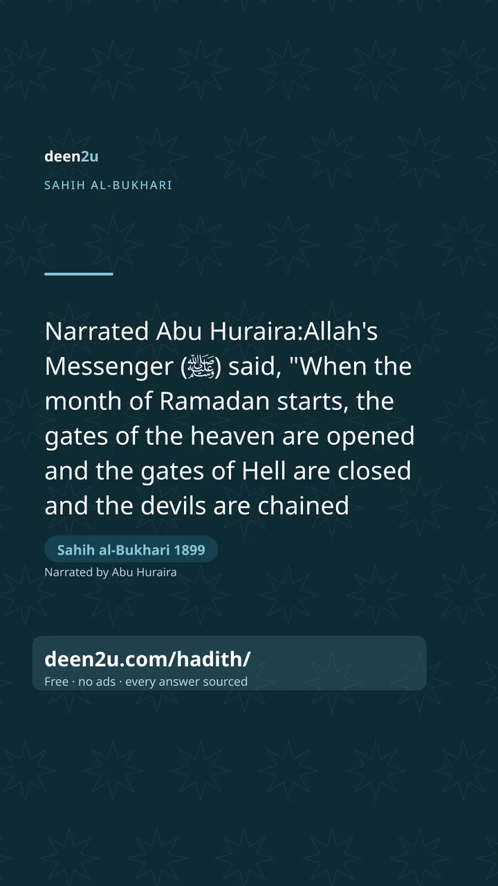 Sahih al-Bukhari 1899