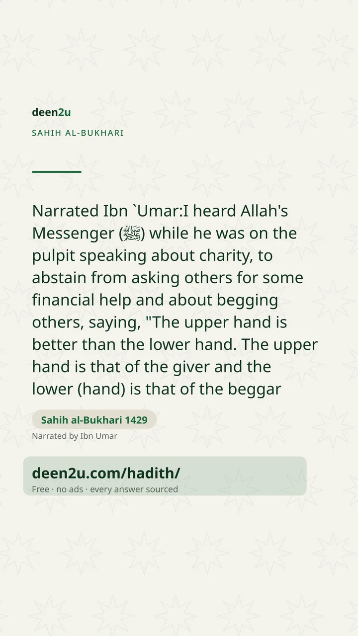 Sahih al-Bukhari 1429