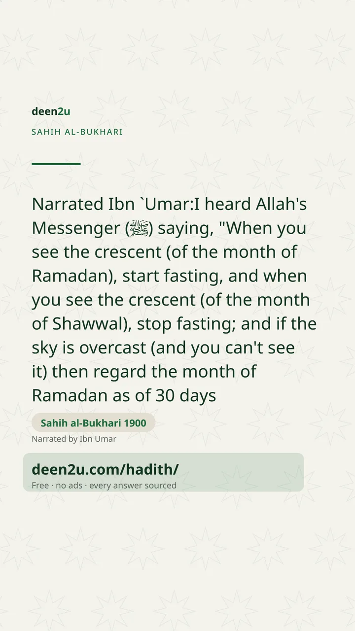 Sahih al-Bukhari 1900