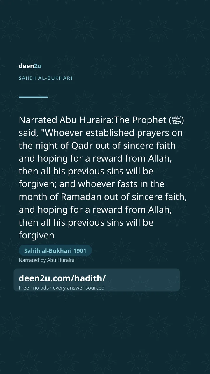Sahih al-Bukhari 1901