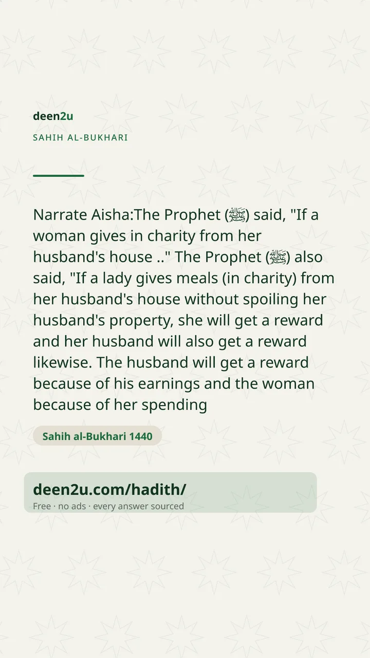 Sahih al-Bukhari 1440