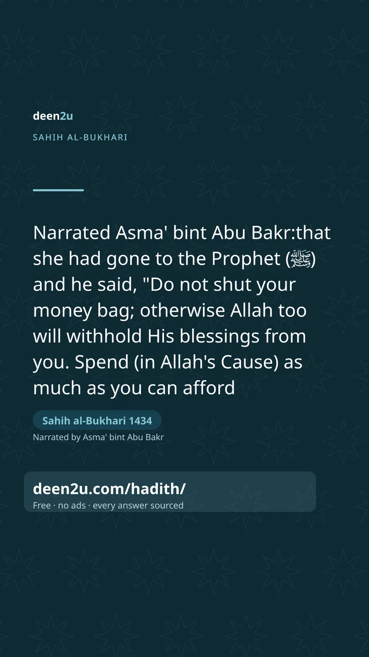 Sahih al-Bukhari 1434