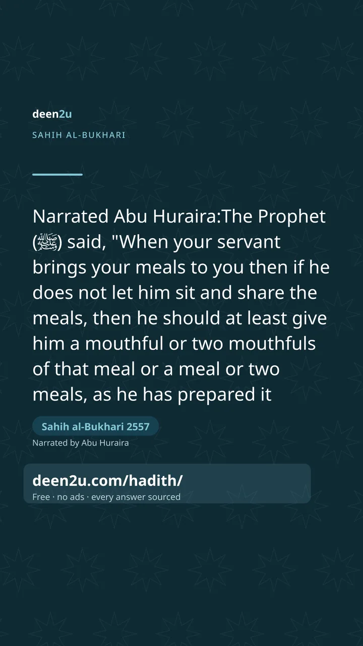 Sahih al-Bukhari 2557