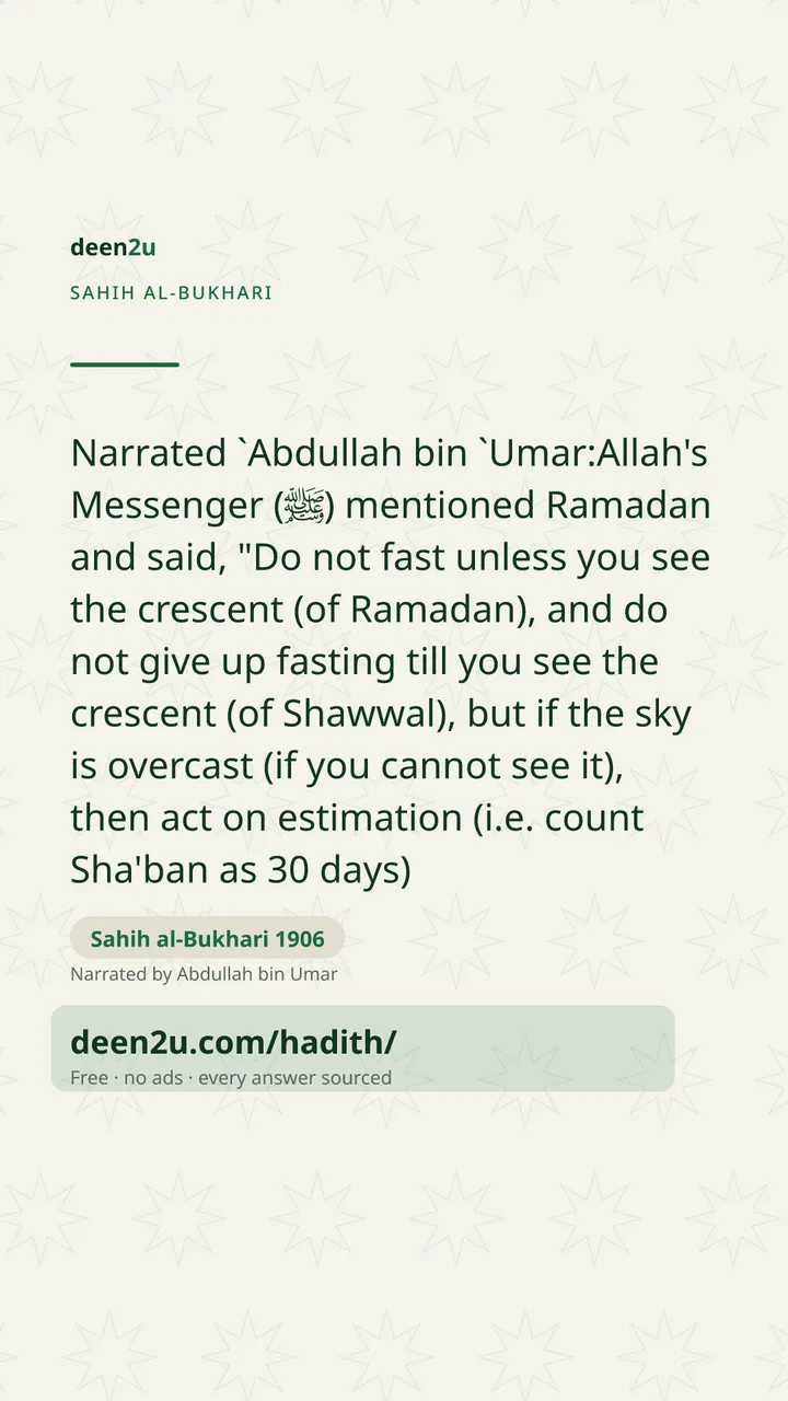 Sahih al-Bukhari 1906