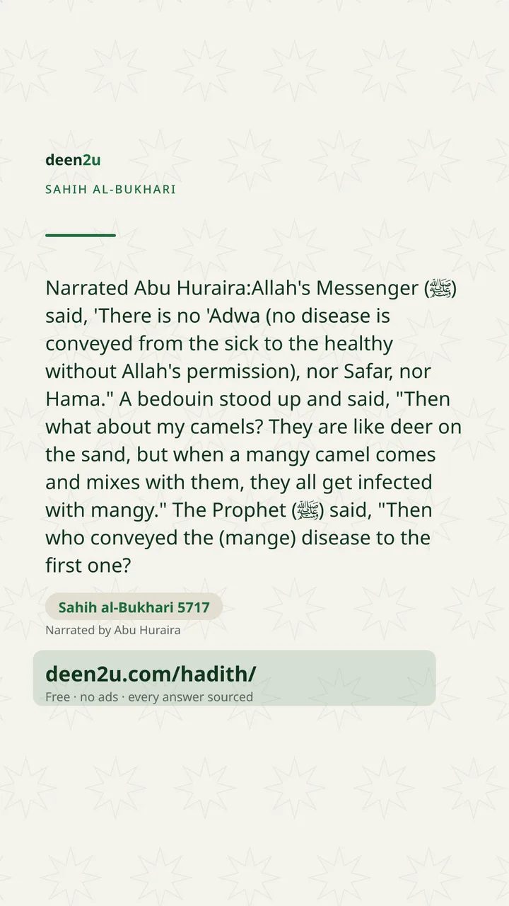 Sahih al-Bukhari 5717