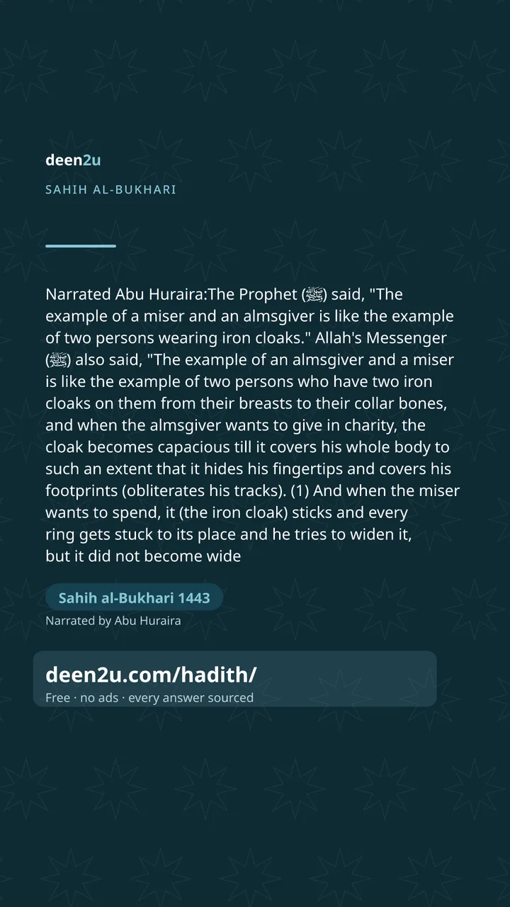 Sahih al-Bukhari 1443