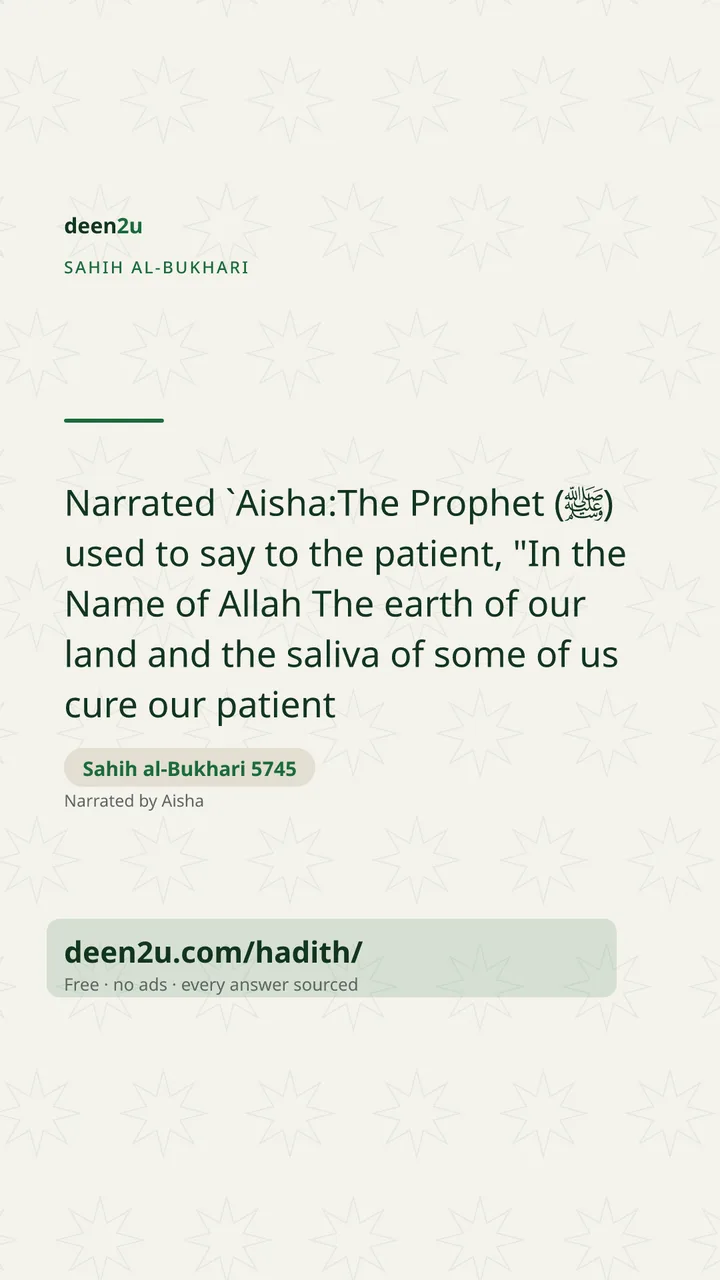Sahih al-Bukhari 5745