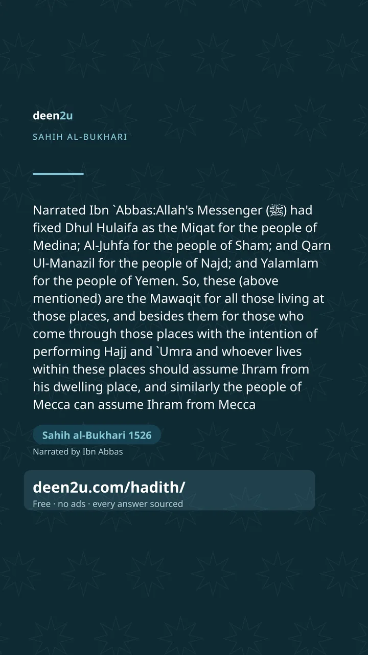 Sahih al-Bukhari 1526