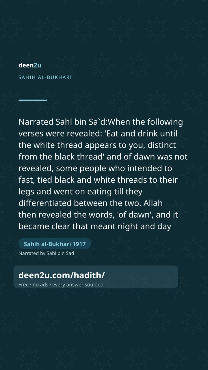 Sahih al-Bukhari 1917