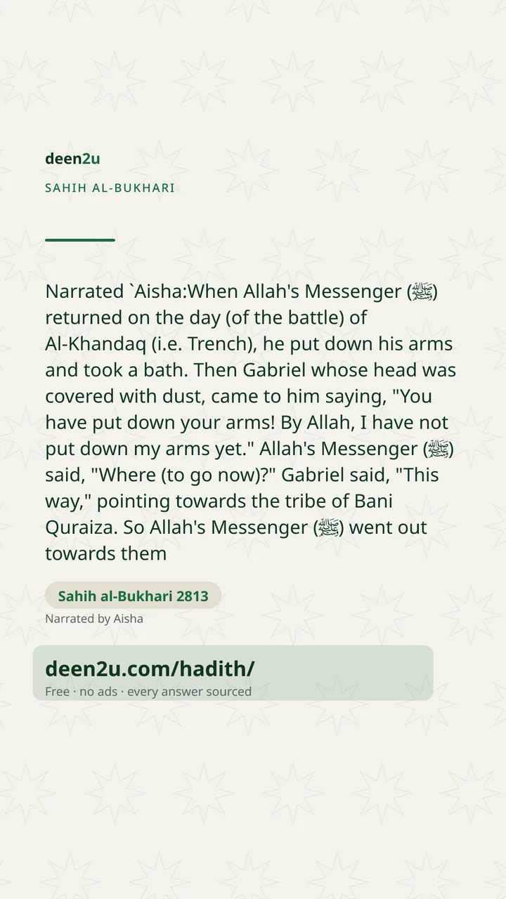 Sahih al-Bukhari 2813
