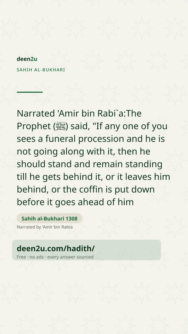 Sahih al-Bukhari 1308