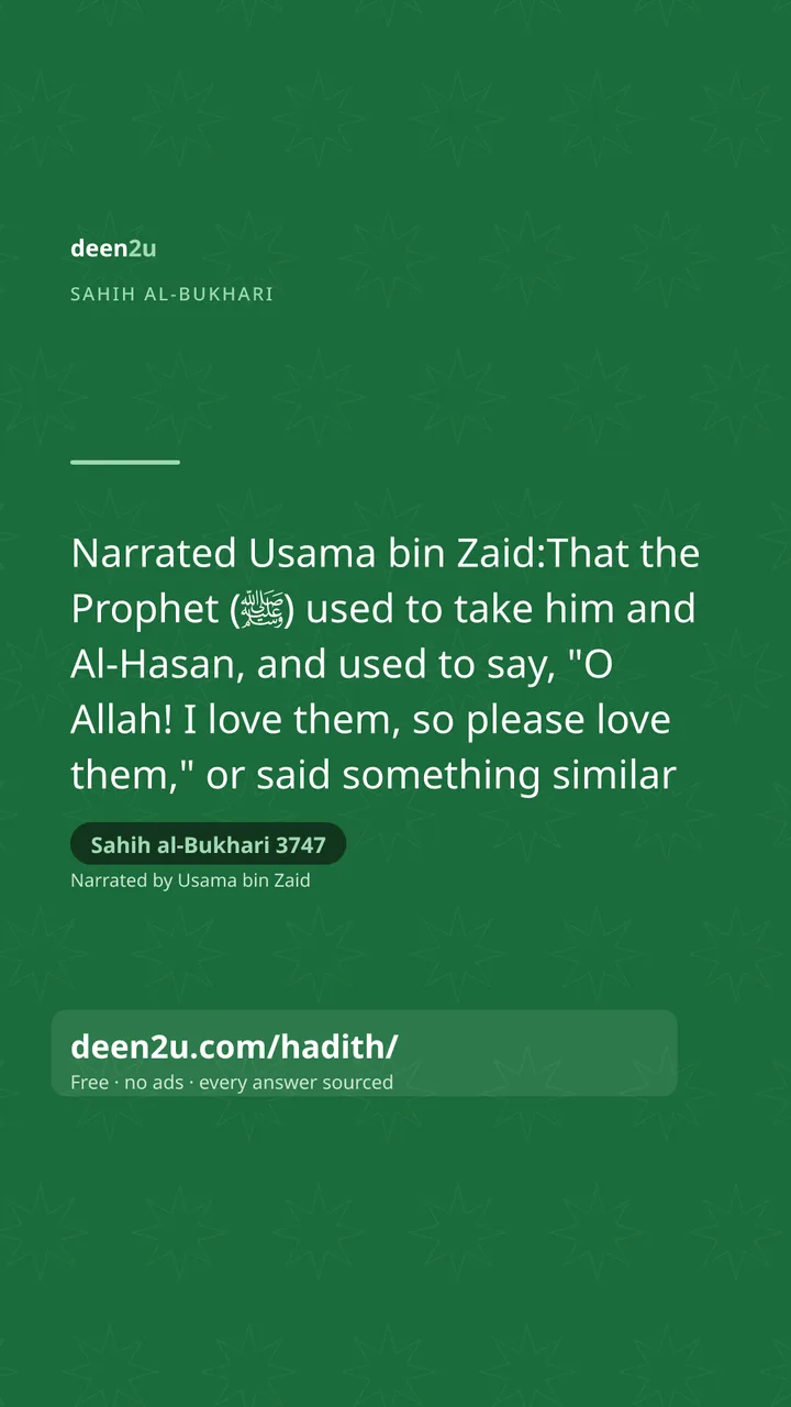 Sahih al-Bukhari 3747