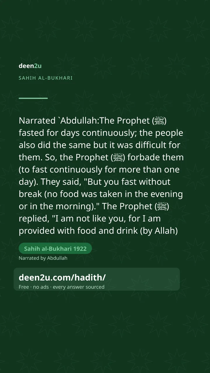 Sahih al-Bukhari 1922