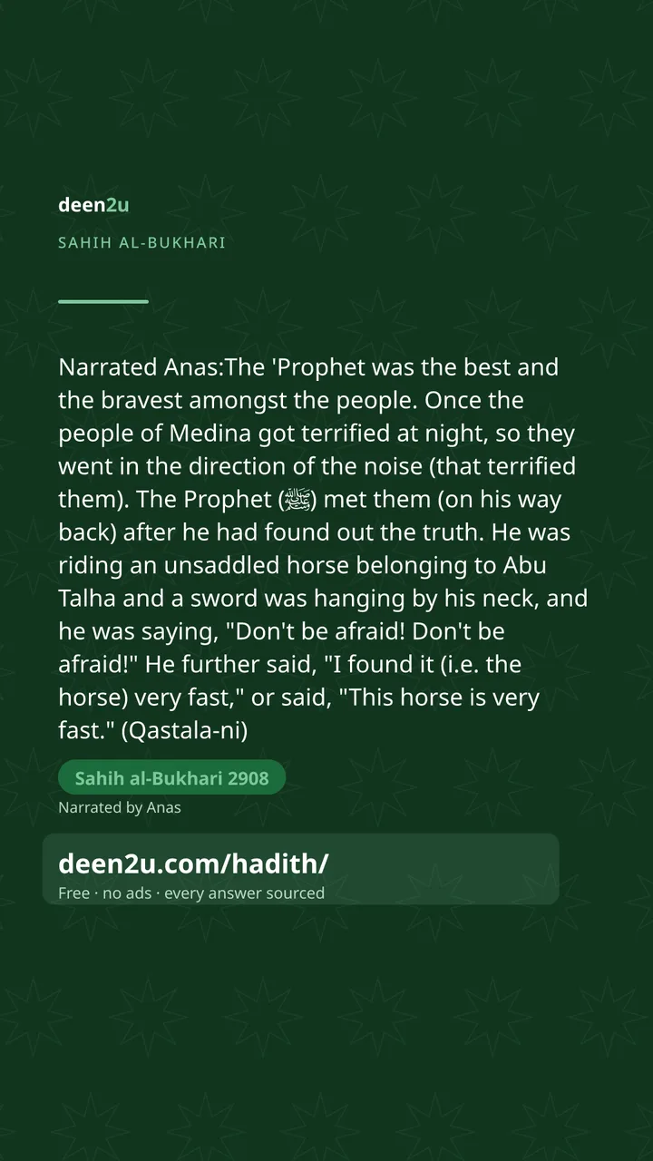 Sahih al-Bukhari 2908