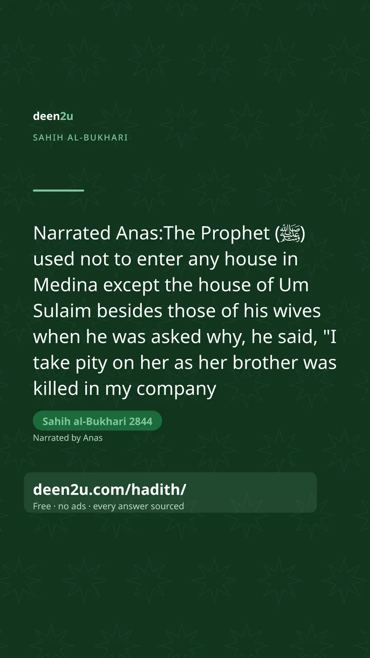 Sahih al-Bukhari 2844