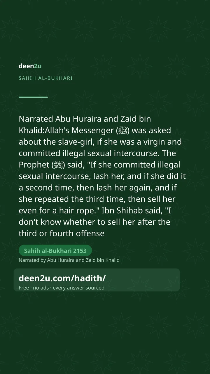 Sahih al-Bukhari 2153