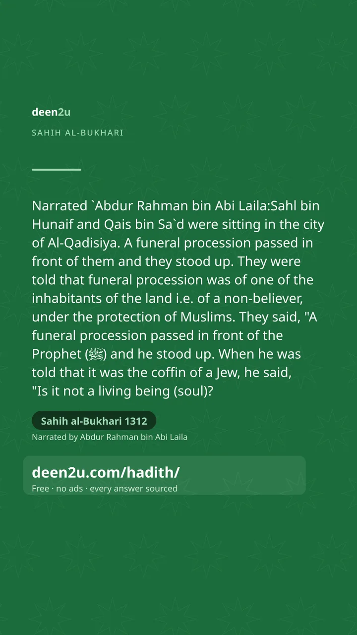 Sahih al-Bukhari 1312
