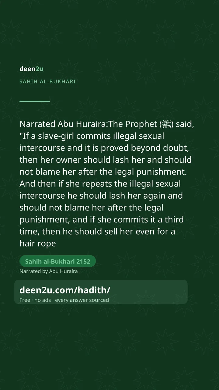 Sahih al-Bukhari 2152