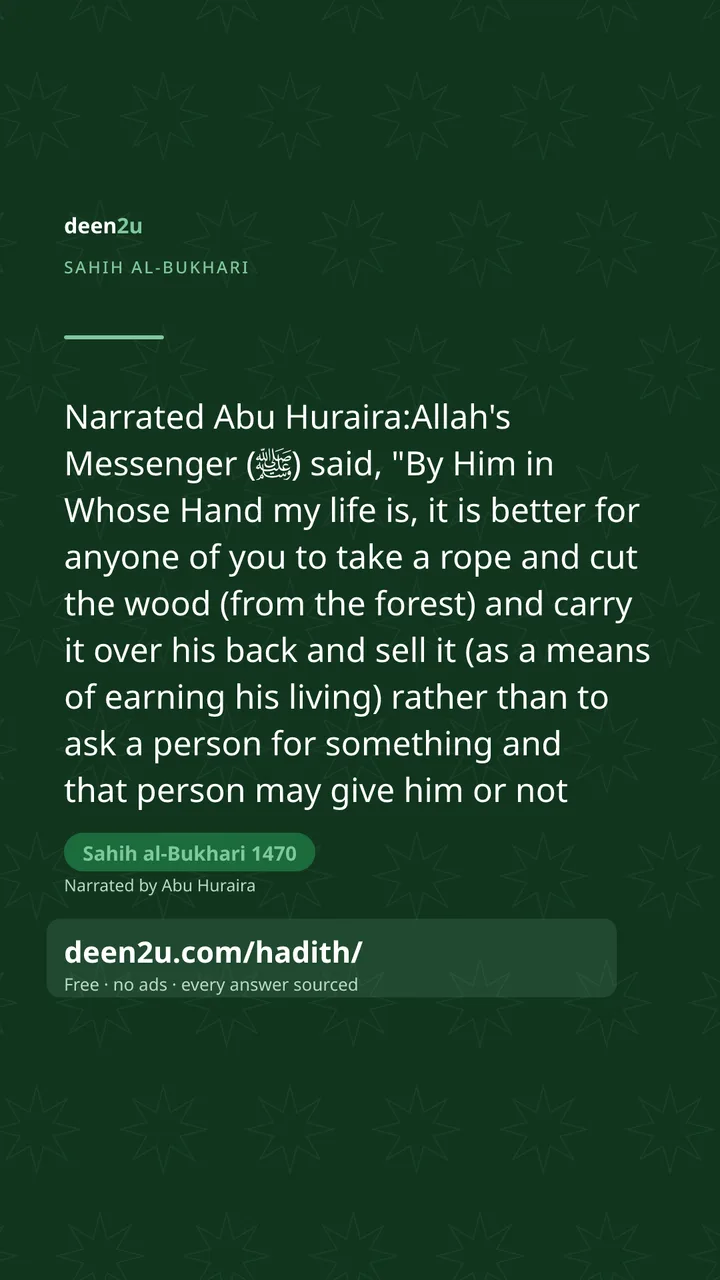 Sahih al-Bukhari 1470