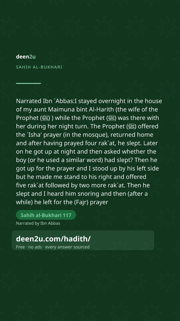 Sahih al-Bukhari 117