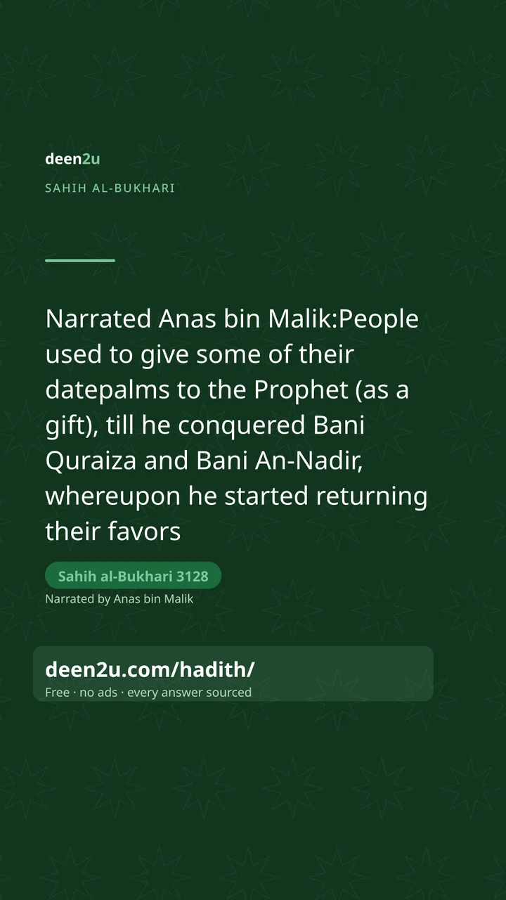 Sahih al-Bukhari 3128